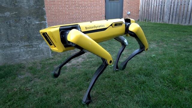 El robot SpotMini de Boston Dynamics.