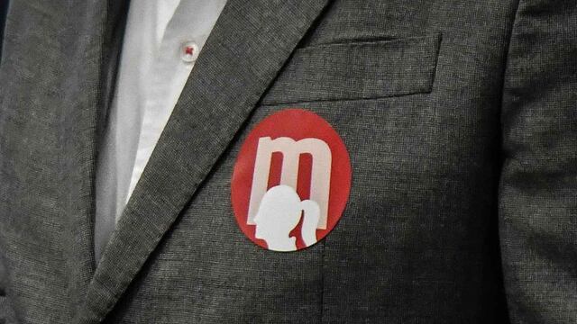 Sticker que portaron los legisladores electos del Congreso de la Unión para la reunión con Claudia Sheinbaum, virtual presidenta electa