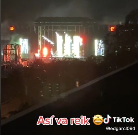 Concierto de Reik lleno