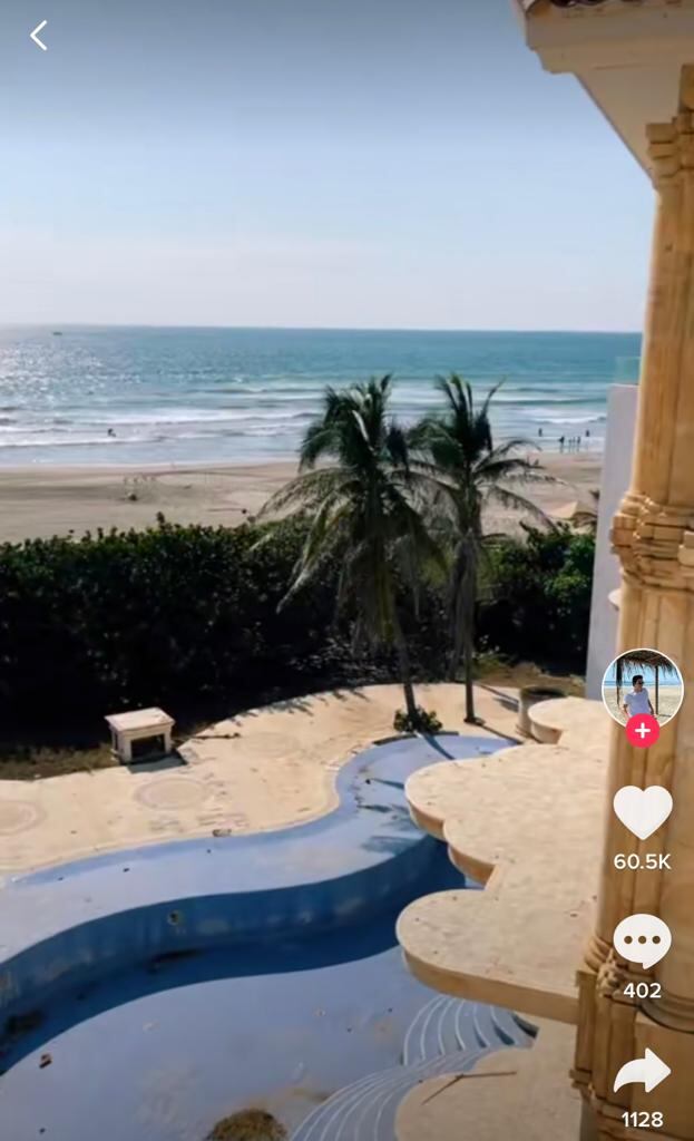 Vista desde la terraza de la casa de Luis Miguel