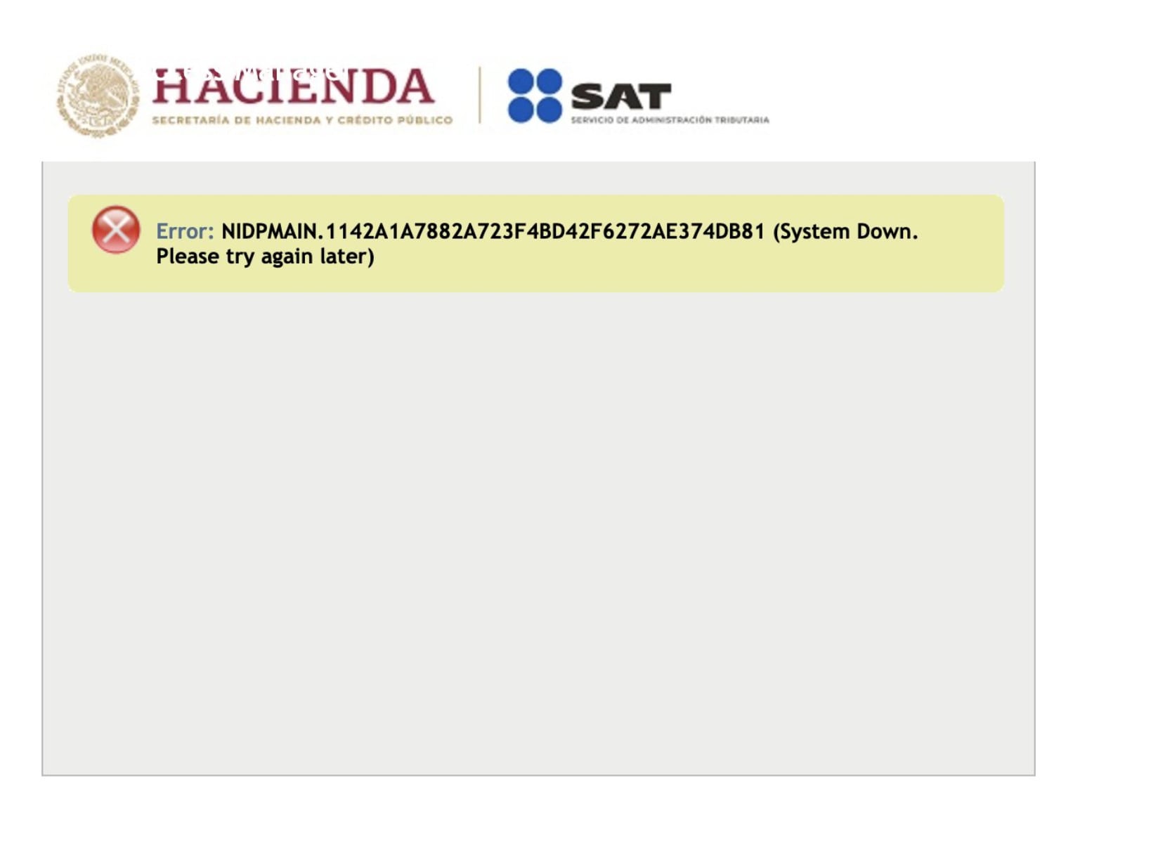 Se cae el portal del SAT en primer día para hacer Declaración Anual 2025