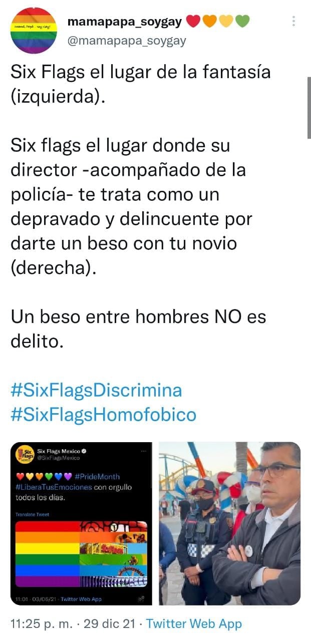 Publicación de Twitter