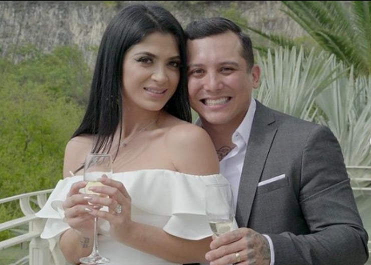 Edwin Luna y Kimberly Flores, boda civil