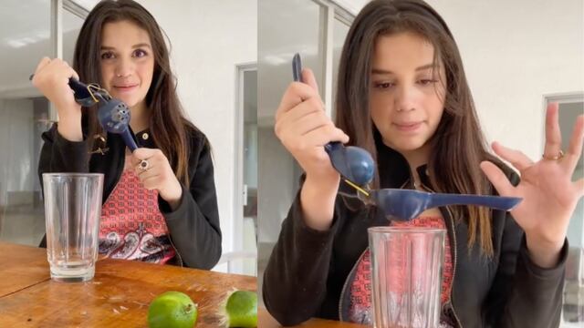 Hack que te enseña a usar el exprimidor de limones de forma correcta.