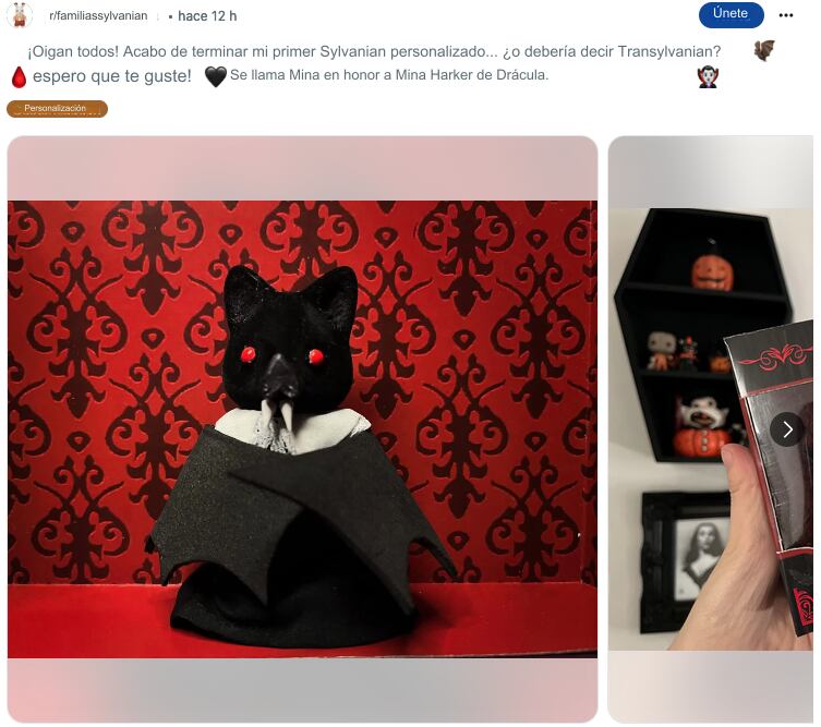 El ternurín de murciélago de Sylvanian Families es customizado.