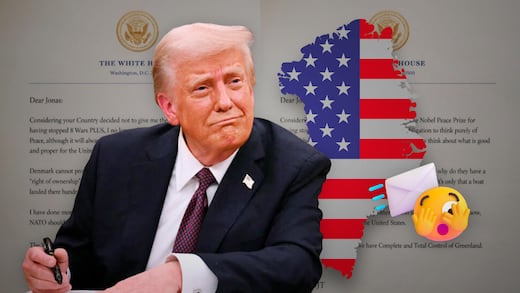 Trump justifica la carta en la que hablaba de controlar Groenlandia
