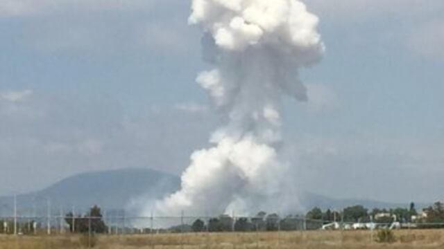 Explosión de taller dedicado a la pirotecnia