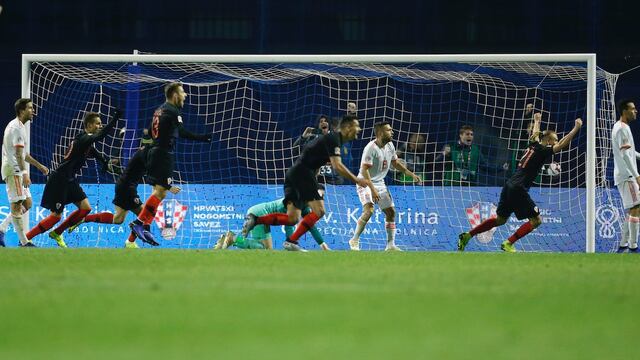Croacia derrotó 3-2 a España en Zagreb