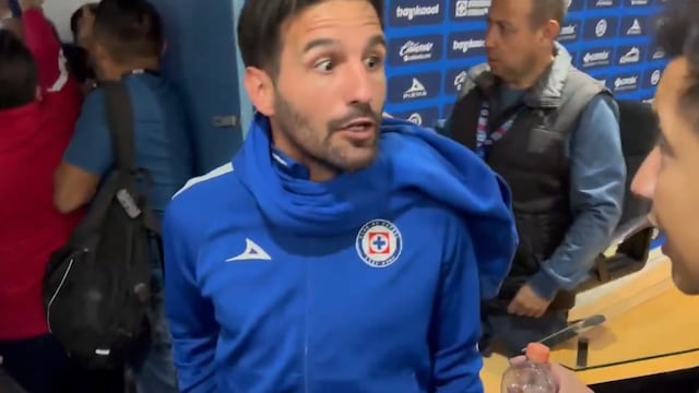Él es Mathías Cardaccio, directivo de Cruz Azul que encabezó agresión contra periodistas