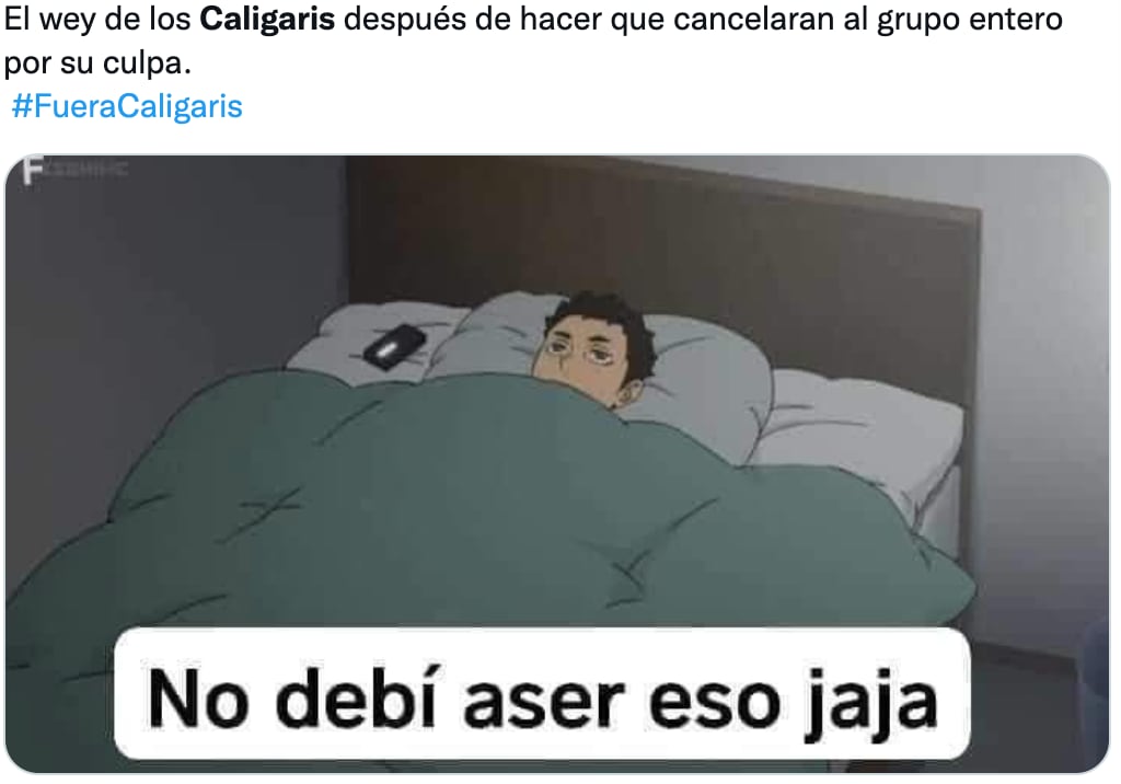 Memes de Los Caligaris inundan Twitter