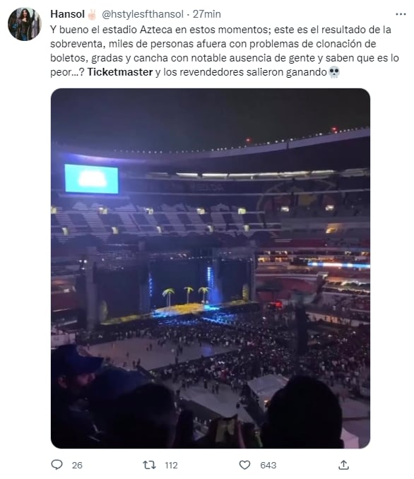 Concierto de Bad Bunny en el Estadio Azteca