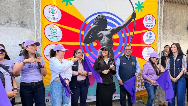 Ale Rojo de la Vega encabeza salida de Unidad Reacción Violeta.