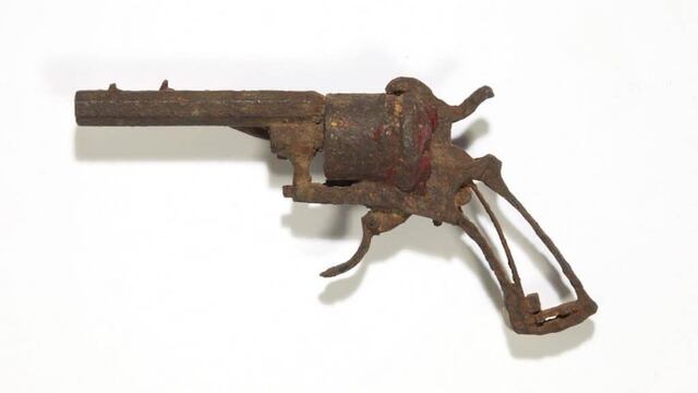 Revólver que habría usado Vincent van Gogh para matarse.