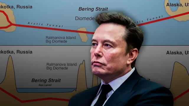 Rusia propone un túnel ‘Putin-Trump’ entre Alaska y su territorio, con Elon Musk a cargo