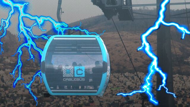 Línea 1 del Cablebús presentó afectaciones debido a tormenta eléctrica