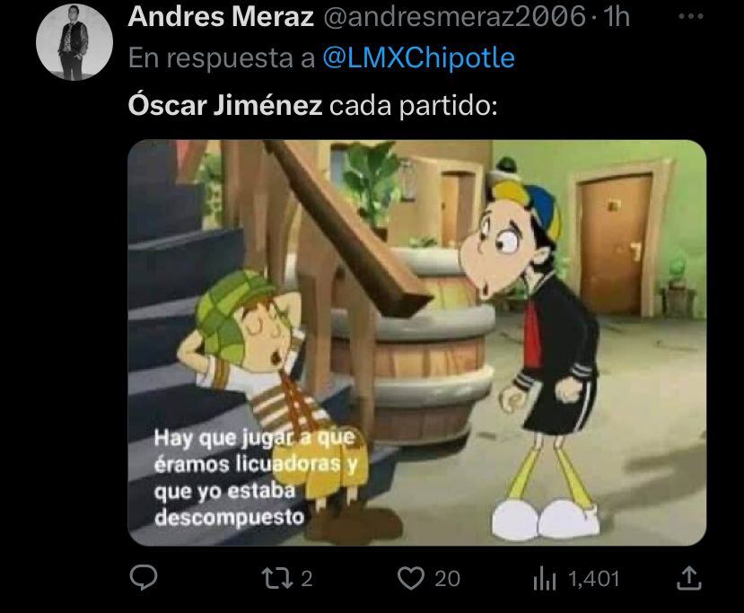 Memes Óscar Jiménez.