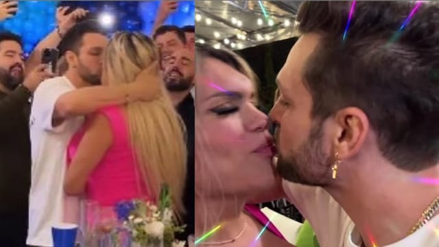 Wendy Guevara y Nicola Porcella