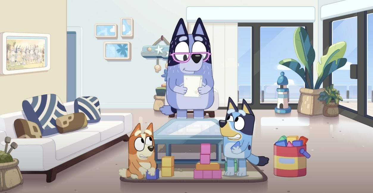 La carta de Bandit Heeler, el papá de Bluey