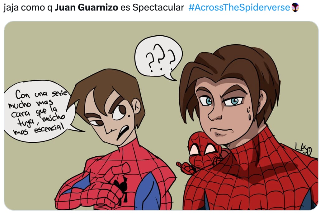 Memes se burlan de JuanSGuarnizo tras filtrarse su doblaje en Spider-Man: Across the Spider-Verse