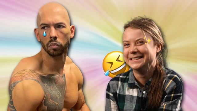 Andrew Tate y Greta Thunberg