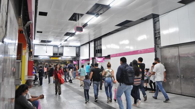 Línea 1 del Metro CDMX, donde una bebé se estaba asfixiando Cuartoscuro