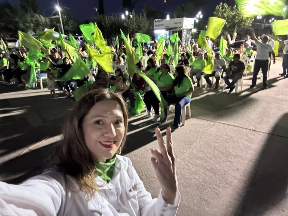 Lizbeth Gutiérrez, candidata del Partido Verde