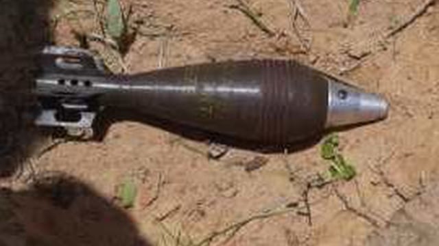 Proyectil de mortero 81 mm en Veracruz