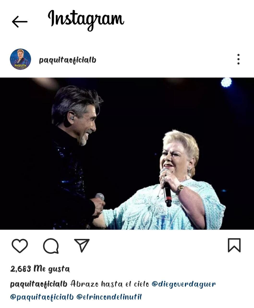 Publicación de Instagram