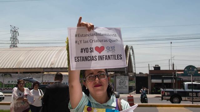 Protestas por cierre de estancias infantiles