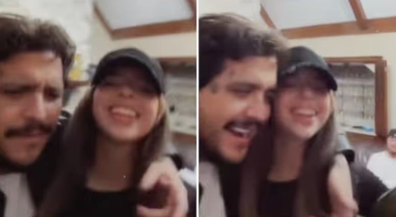 Ángela Aguilar reaparece con cabello largo en nuevo video a lado de Christian Nodal