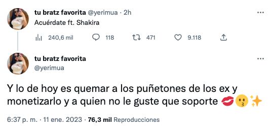 Yeri Mua reacciona a canción de Shakira