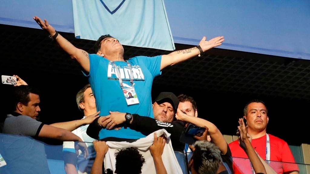 Maradona celebra la tercera Copa Mundial de Argentina; publican emotiva imagen en su Instagram