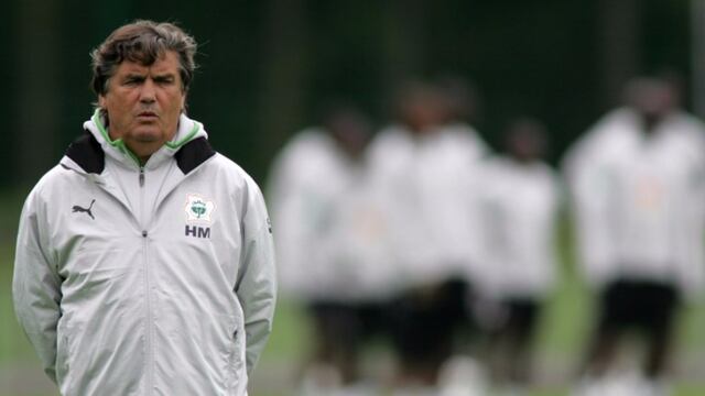 Henri Michel cuando dirigió a Costa de Marfil.