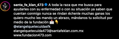 Santa Fe Klan abre su fundación para ayudar a personas con enfermedades.