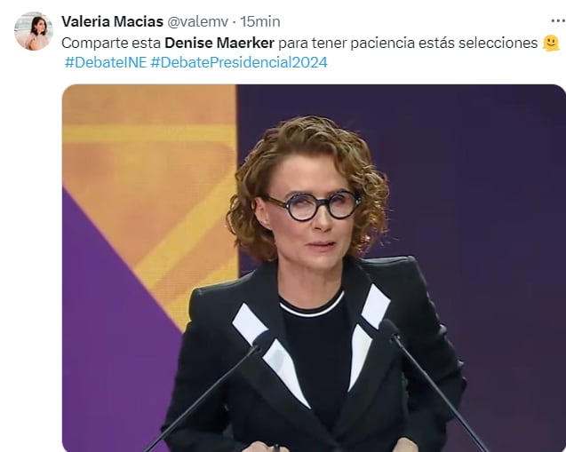 Denise Maerker protagoniza los memes del primer debate presidencial