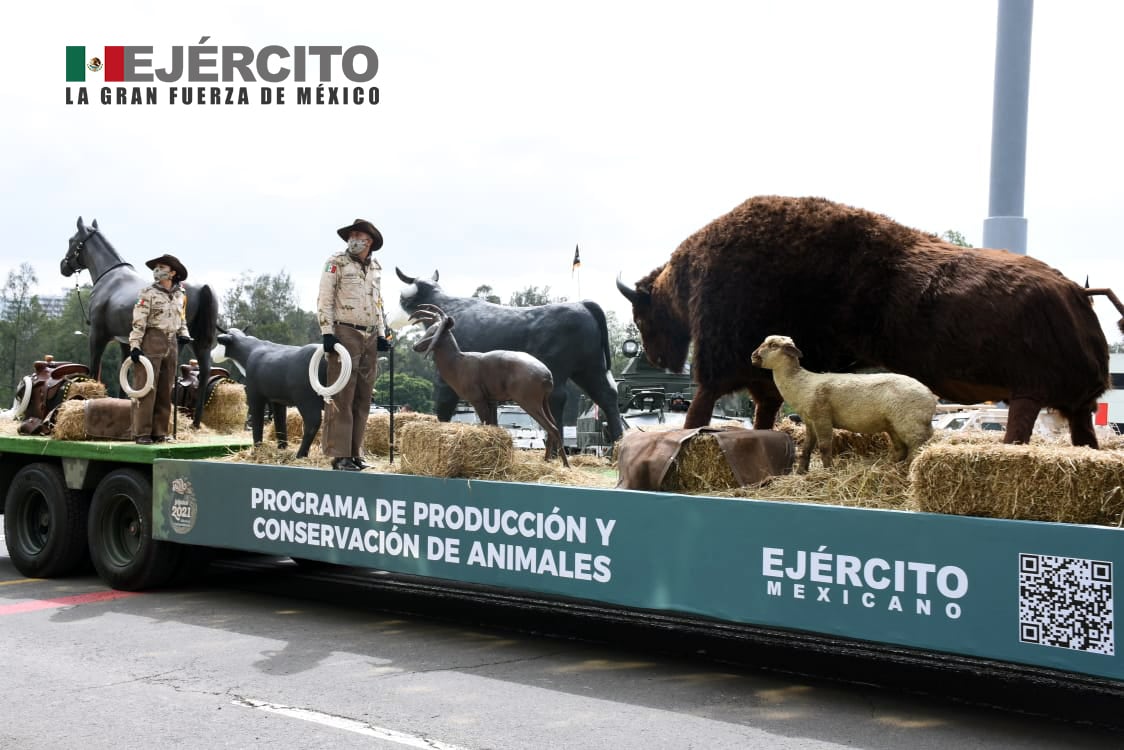 Preparativos del desfile militar 2021