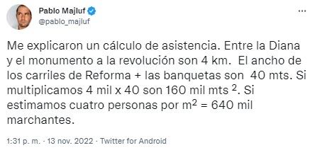Tuit de Pablo Majluf