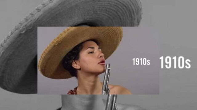 100 años de belleza de la mujer mexicana mostrados en un minuto