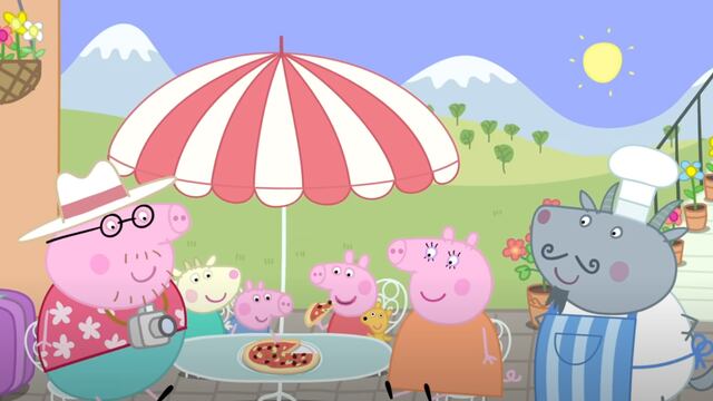 Peppa Pig prueba la mejor pizza en Italia: Capítulo completo en YouTube en español para ver por el Día Mundial de la Pizza