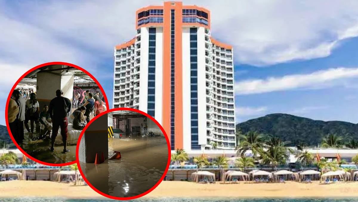 Estudiantes de la UNAM hospedados en el Hotel Copacabana de Acapulco