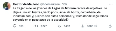 Indignación por crimen contra jóvenes desaparecidos en Lagos de Moreno