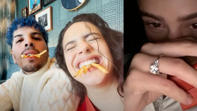 Rosalía y Rauw Alejandro estrenan Beso para celebrar su compromiso