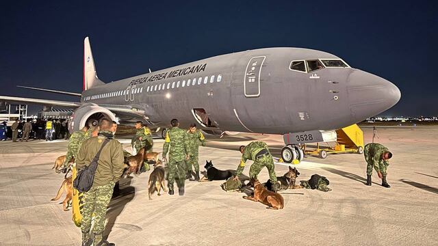Despega avión de la Fuerza Aérea Mexicana con ayuda humanitaria a Turquía