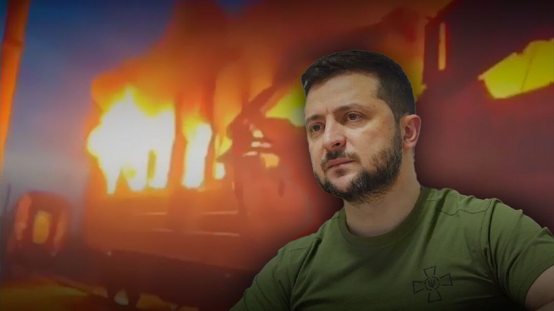 Zelenski acusa a Rusia de ataque con drones a tren de pasajeros; hay 4 muertos