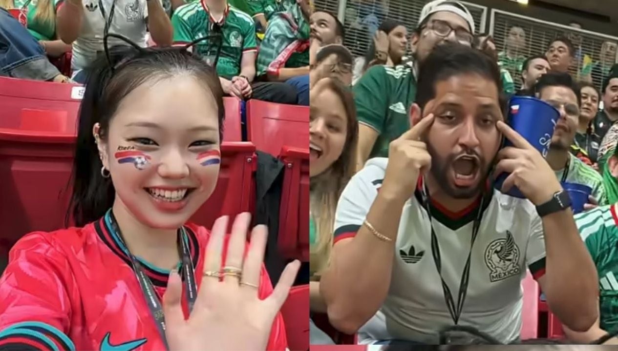 Inocat denuncia racismo en el Corea del Sur vs Chequia; redes condenan al aficionado señalado