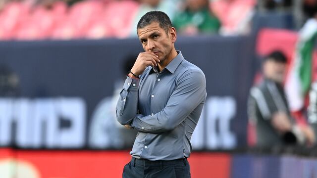 Jimmy Lozano en la derrota ante Uruguay