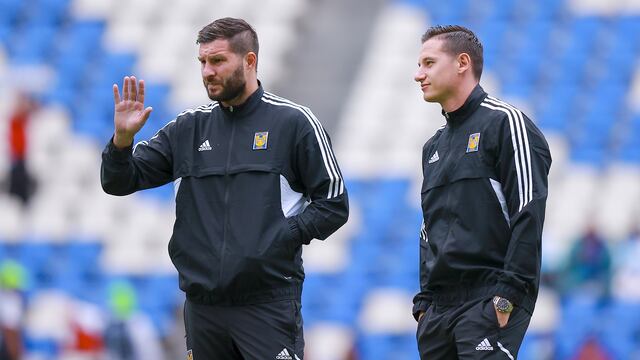 André-Pierre Gignac y Florian Thauvin.