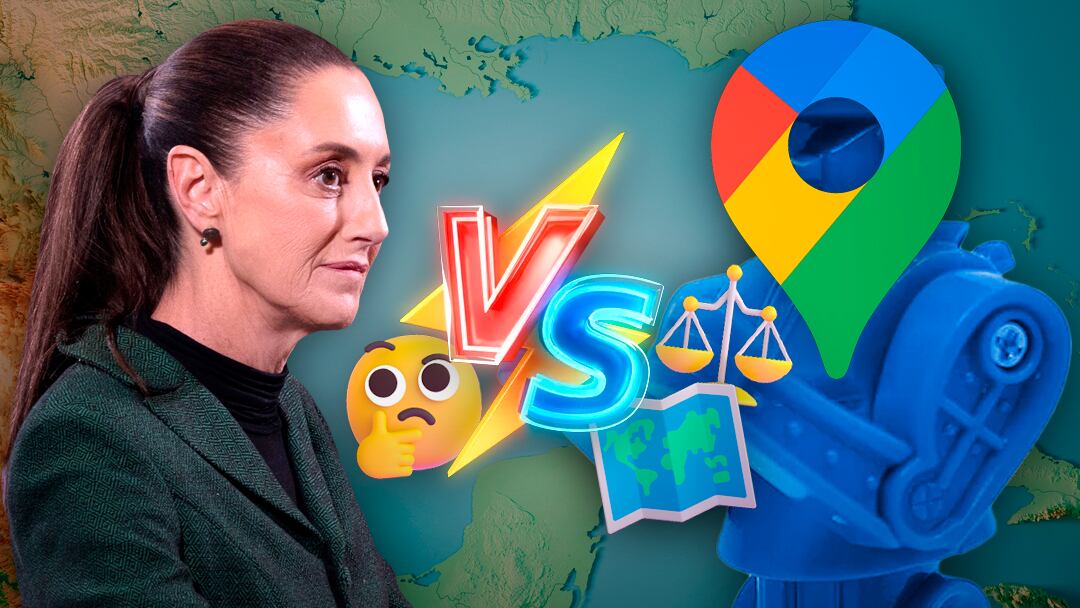 Claudia Sheinbaum analiza demanda contra Google por nombre del Golfo de México en su plataforma