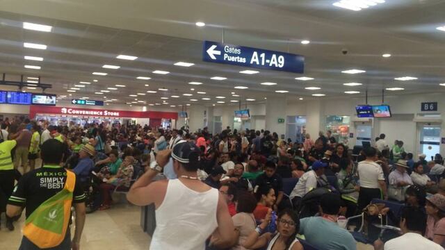 Aeropuerto de Cancún.