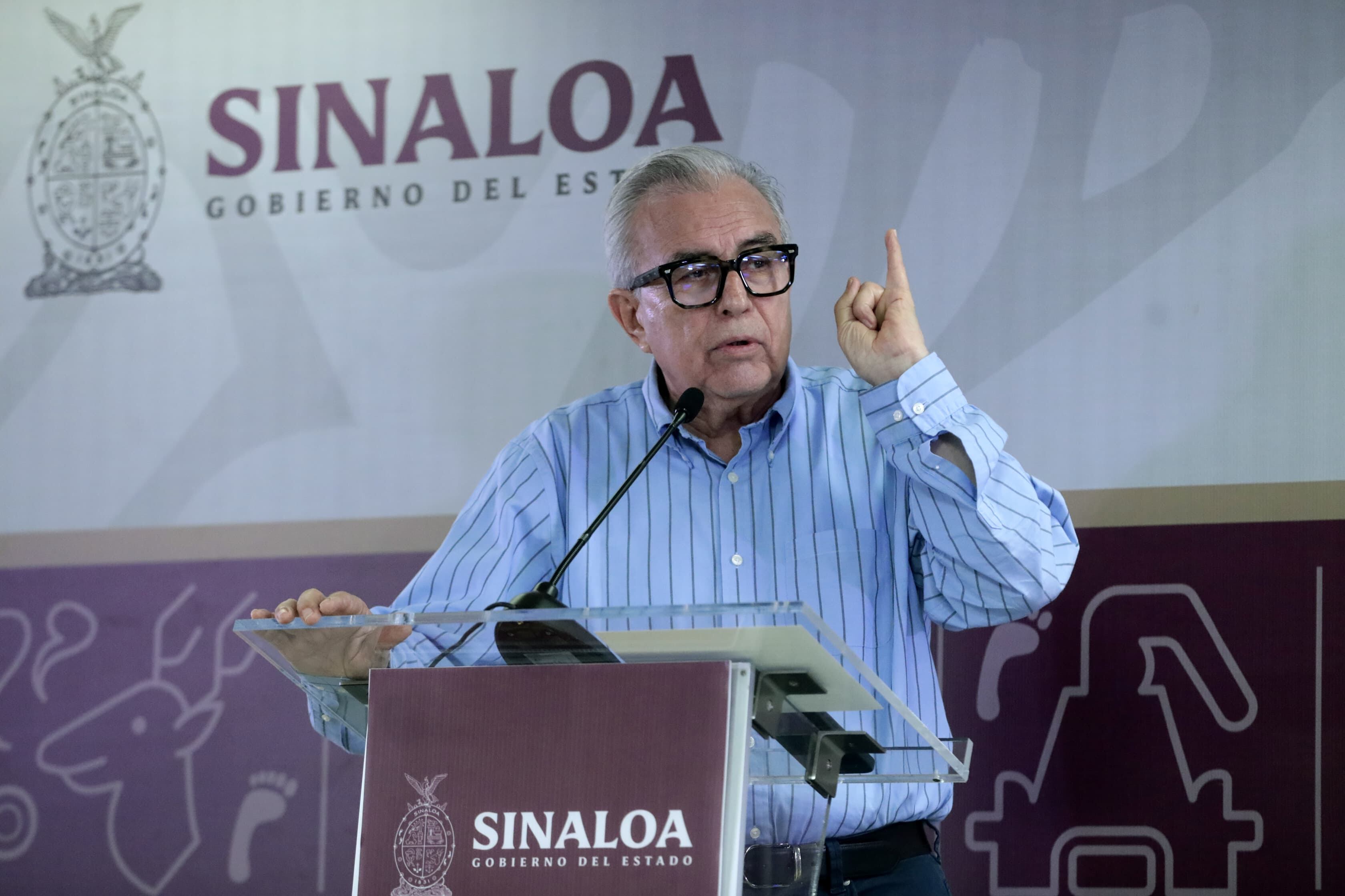 El gobernador de Sinaloa, Rubén Rocha Moya, reiteró su compromiso por restablecer la seguridad en el estado.